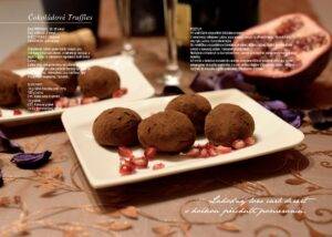 VYPEČENÉ VÁNOCE tištěná kuchařka COKOLADOVE TRUFFLES