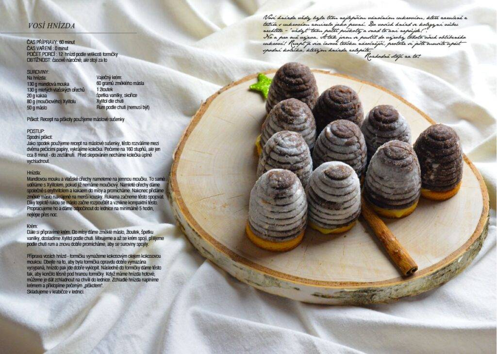 VYPEČENÉ VÁNOCE tištěná kuchařka Vosí hnízda